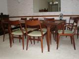 TABLE W/LEAF #370 8 CHAIRS
$1900