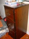 Wooden file cabinet