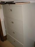 Large office metal lateral filer cabinet