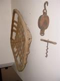 Some of the many old farm tools