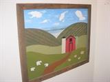 Folk art, identified on the back