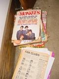 Stacks of old Rock and Roll magazines