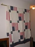 Hand sewn old quilt