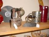 Old irons, and vintage kitchenware