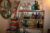 Part of the bottle collection