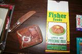 Knife, wallet, pancake mix...seemed to go together (old country??)