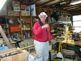 Jerry and Gaylord were working last weekend in the garage.