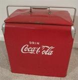 Vintage Coca Cola cooler.
