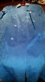 Lillie Rubin Blue Suede Ladies full length jacket