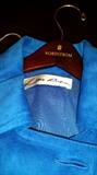 Lillie Rubin Ladies Blue Suede full length jacket