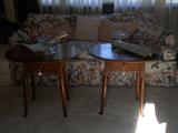 Oval Cherry Stickley end tables