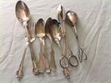 Silverplate serving pieces