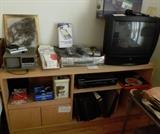 Shelving with electronics