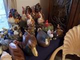 Duck and rooster decor