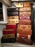 Fabulous vintage suitcases!