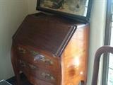 Antique Bombay drop front  desk
