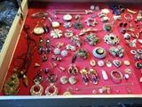 assortment of costume jewelry
