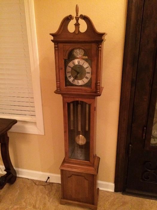 Ridgeway grandmother clock, works and chimes