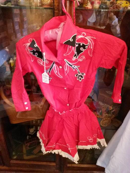 Roy Rogers girl's 2pc. outfit