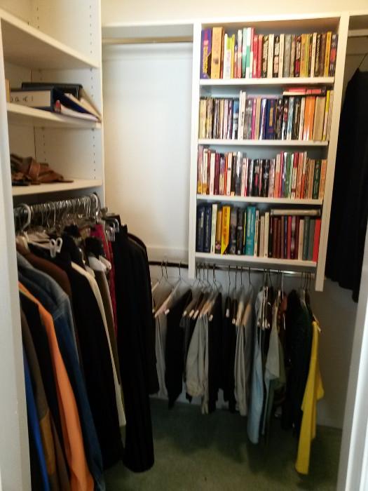 more clothes and books
