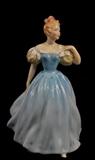 2  - Royal Doulton figurine, Enchantment, 8 in. T with damage.