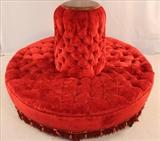 15 - Hotel Sofa, round Victorian, ca. 1875, 42 in. T, 60 in. Dia.