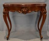 65  - Walnut Victorian game table, ca. 1870 in excellent original finish, 29 in. T, 34 in. W, 18 in. D