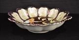 290  - Hand painted Bavarian china bowl, 3 in. T, 11 in. D