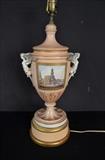 
315  - Figural lamp with angels and European scene, 22 in. T, 10 in. W. 



 
