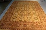 341 - Hand knotted Oushak rug, 9 ft. x 12 ft.