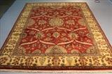 342 - Agra Antique rug, 8 ft. x 10 ft., hard knotted