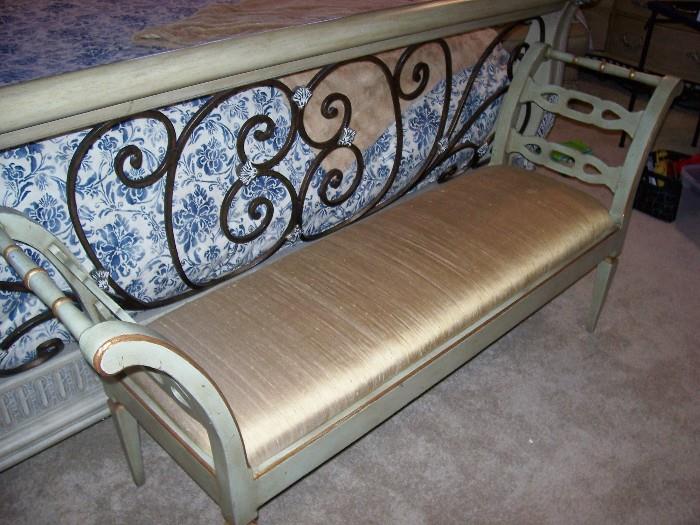 Check out this versatile bench - perfect for "foot of the bed."