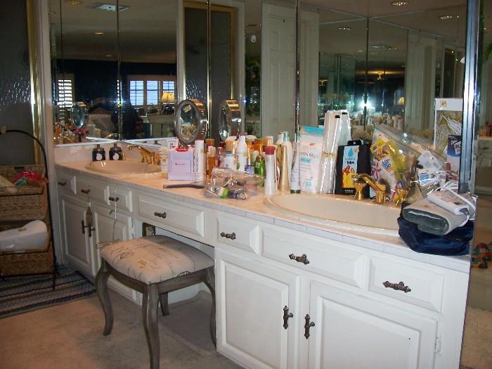 Lots of miscellaneous in the Master Bath
