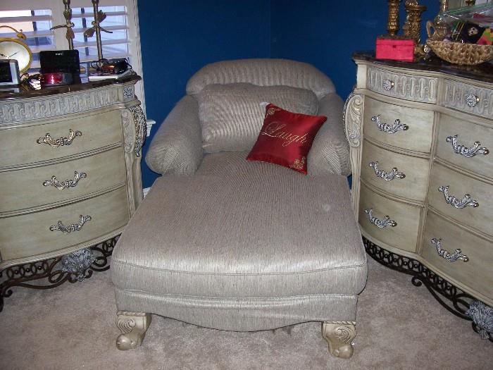Chaise lounge in Master Bedroom