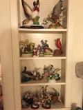 Porcelain bird collection