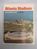 1966 Atlanta Stadium Program Special Dedication Edition

