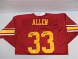 Autographed Markus Allen Official NFL Jersey.