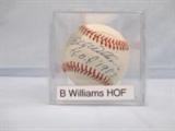 Autographed Billy Williams Hall of Fame Baseball
