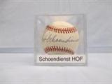Autographed Red Schoendienst Hall of Fame Baseball