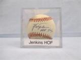 Autographed Ferguson Jenkins Hall of Fame Baseball