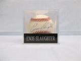 Autographed Enos Slaughter Baseball