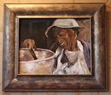 Original oil on canvas, signed "Tommie"