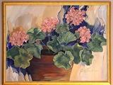 Large original OOC - floral by Jill Troutman (one of several in the sale!)  
