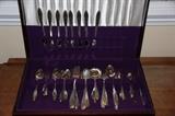 vintage silverplate flatware set