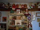 Another cabinet and tons of dolls and stuffed animals