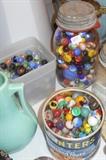 Vintage Marbles: Shooters, Steelies, Etc