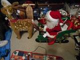 Animated Santa and Sleigh