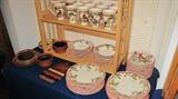 Block Festive Ribbon pattern china set.