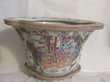 Oriental Planter w/ Under Plate - Beautiful!