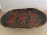 Lacquered Floral Bowl